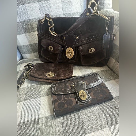 Authentic Coach Vintage Legacy Signature Brown Slim Wallet! NWT - Picture 7 of 7